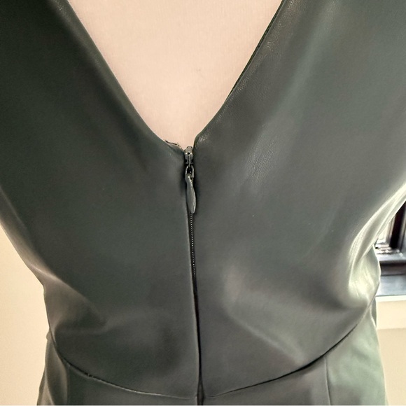 Guess Dark Green Draped Mini Dress - Picture 6 of 8